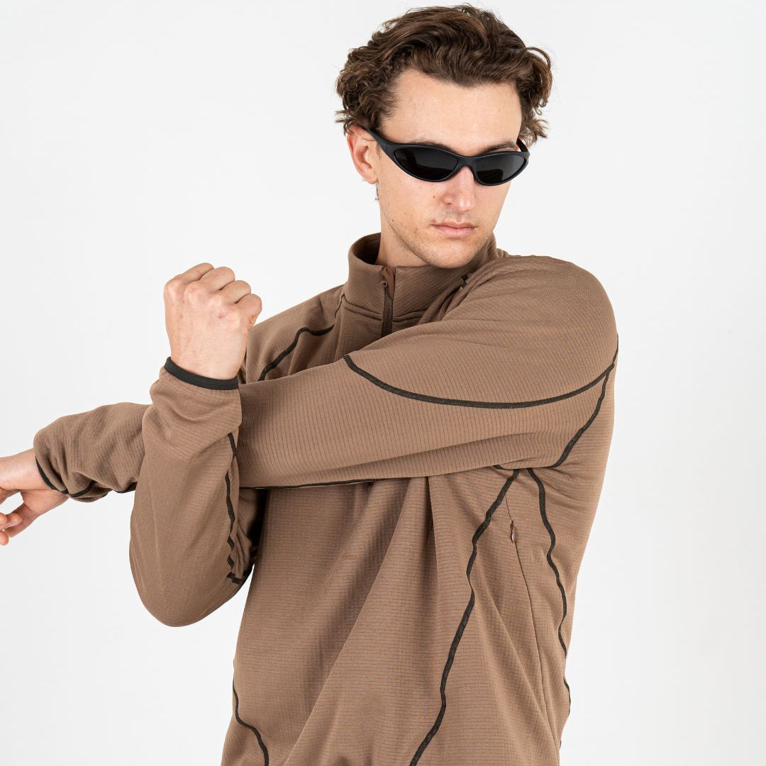 RUNNING FLEECE / BROWN