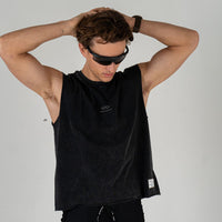 CROPPED TANK / WASHED BLACK