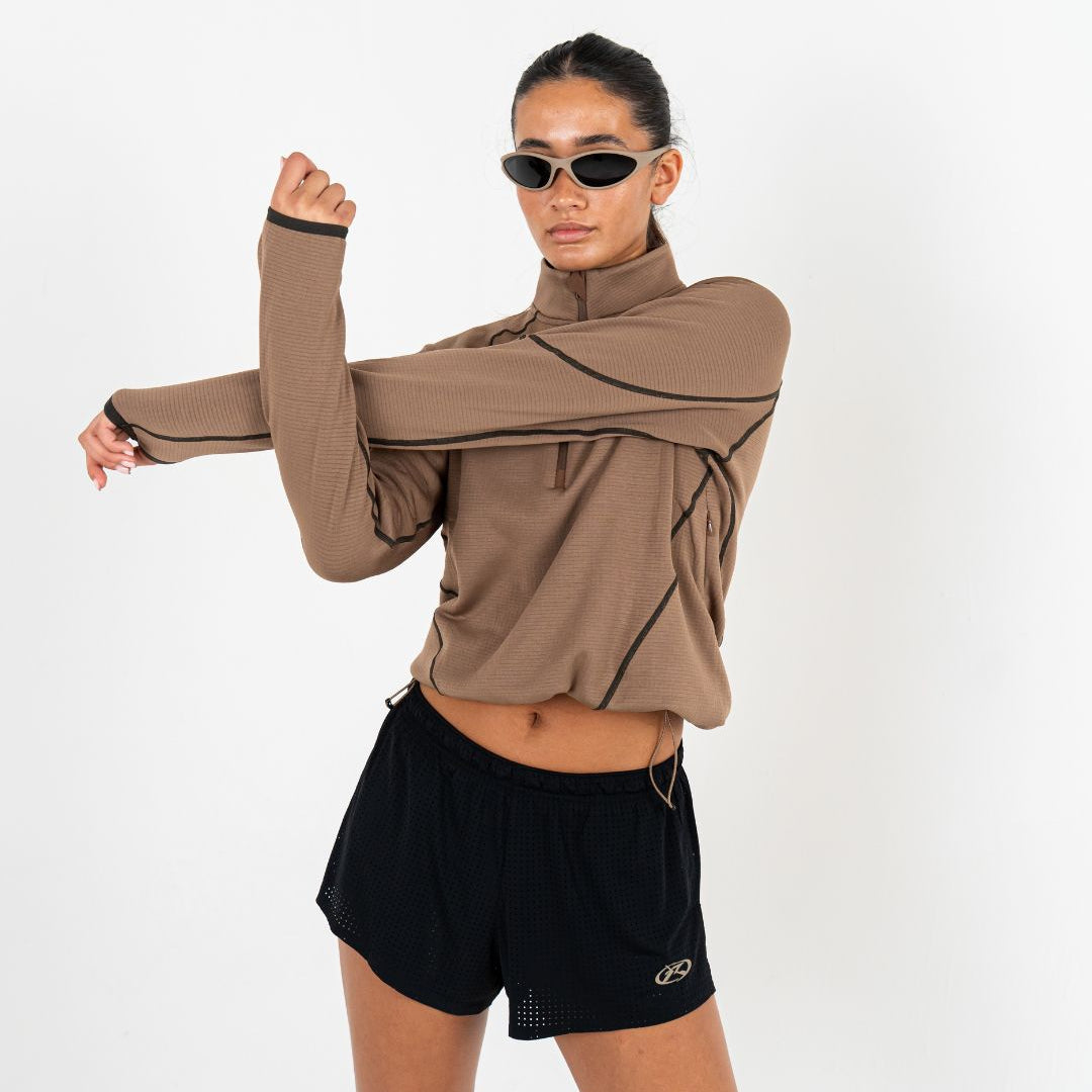 RUNNING FLEECE / BROWN