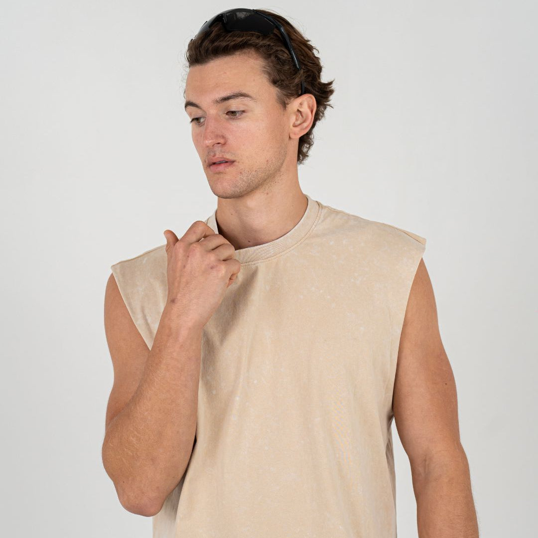 CROPPED TANK / CREAM