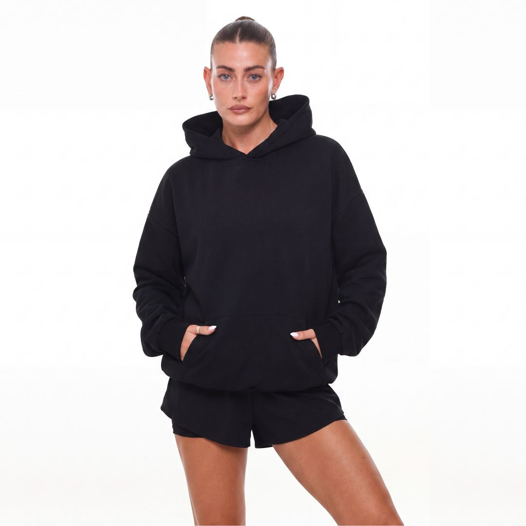 OVERSIZED NERO HOODIE