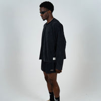 LONG SLEEVE / WASHED BLACK