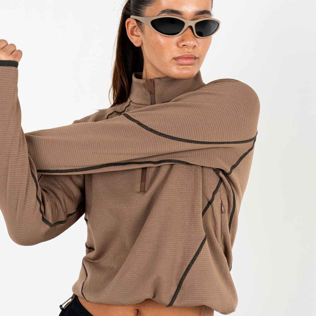RUNNING FLEECE / BROWN