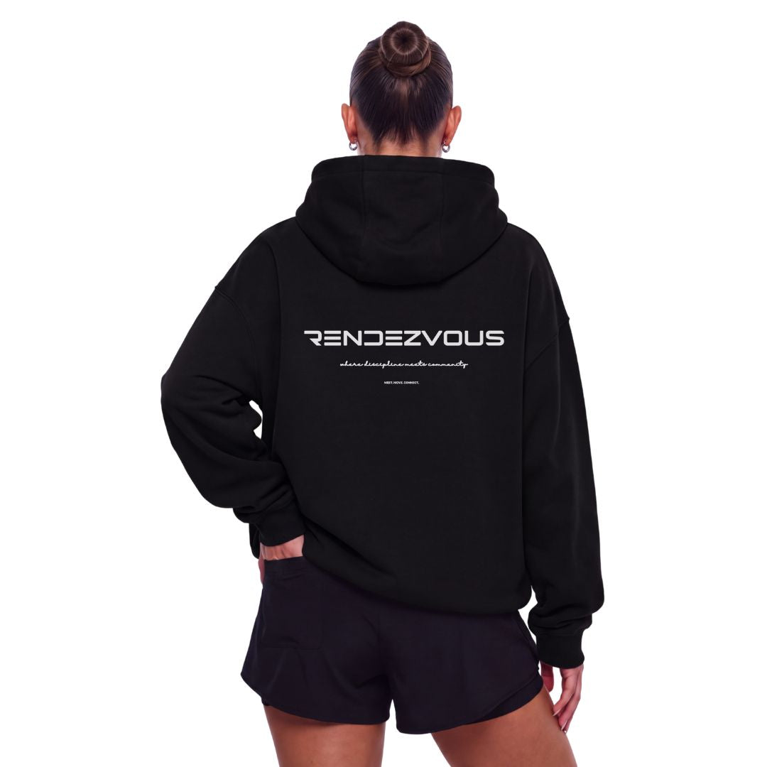 OVERSIZED NERO HOODIE