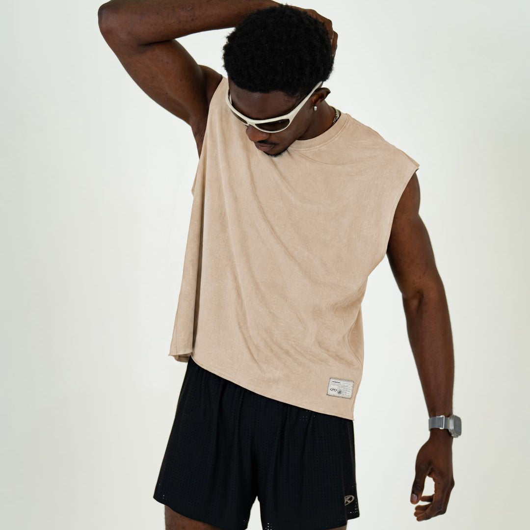 CROPPED TANK / CREAM