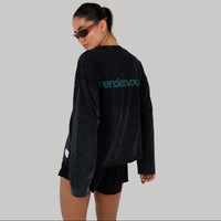 LONG SLEEVE / WASHED BLACK