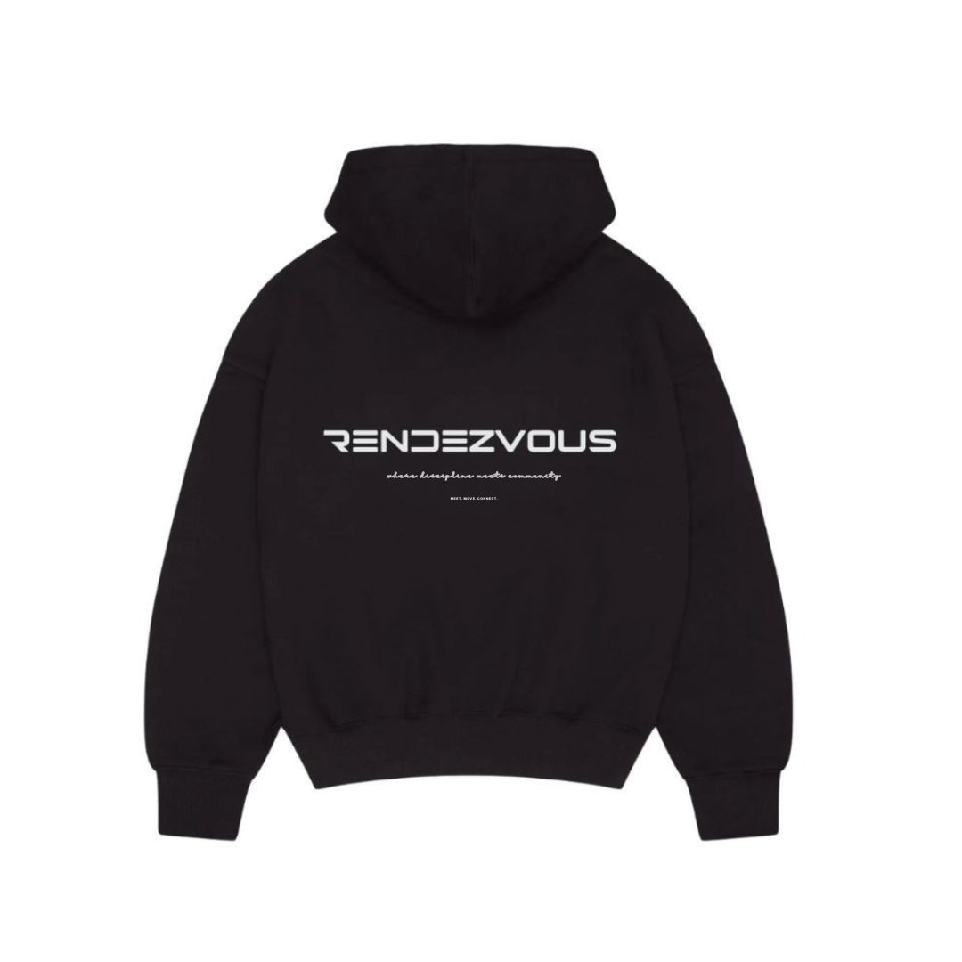 OVERSIZED NERO HOODIE