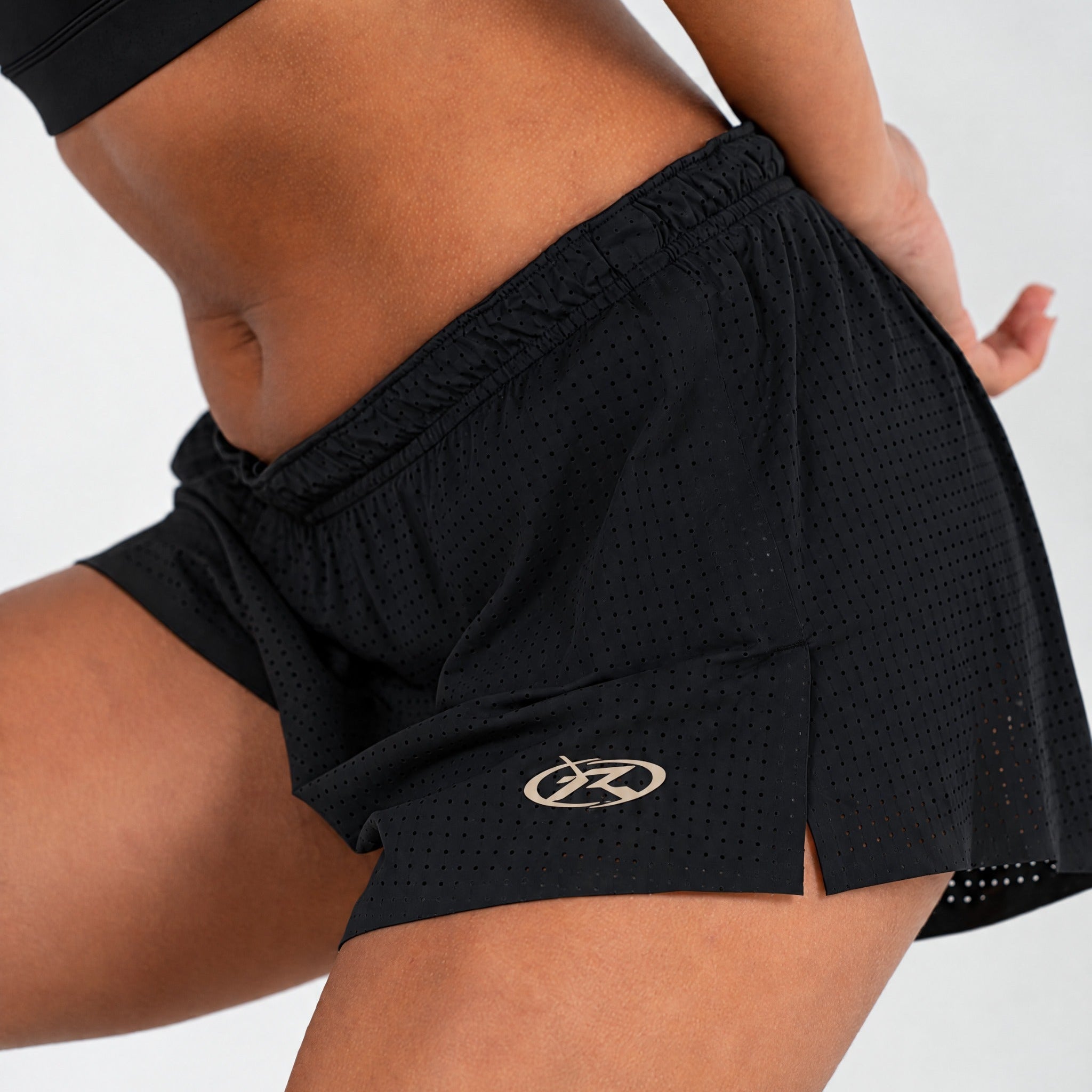 WOMENS FLOW SHORTS / BLACK